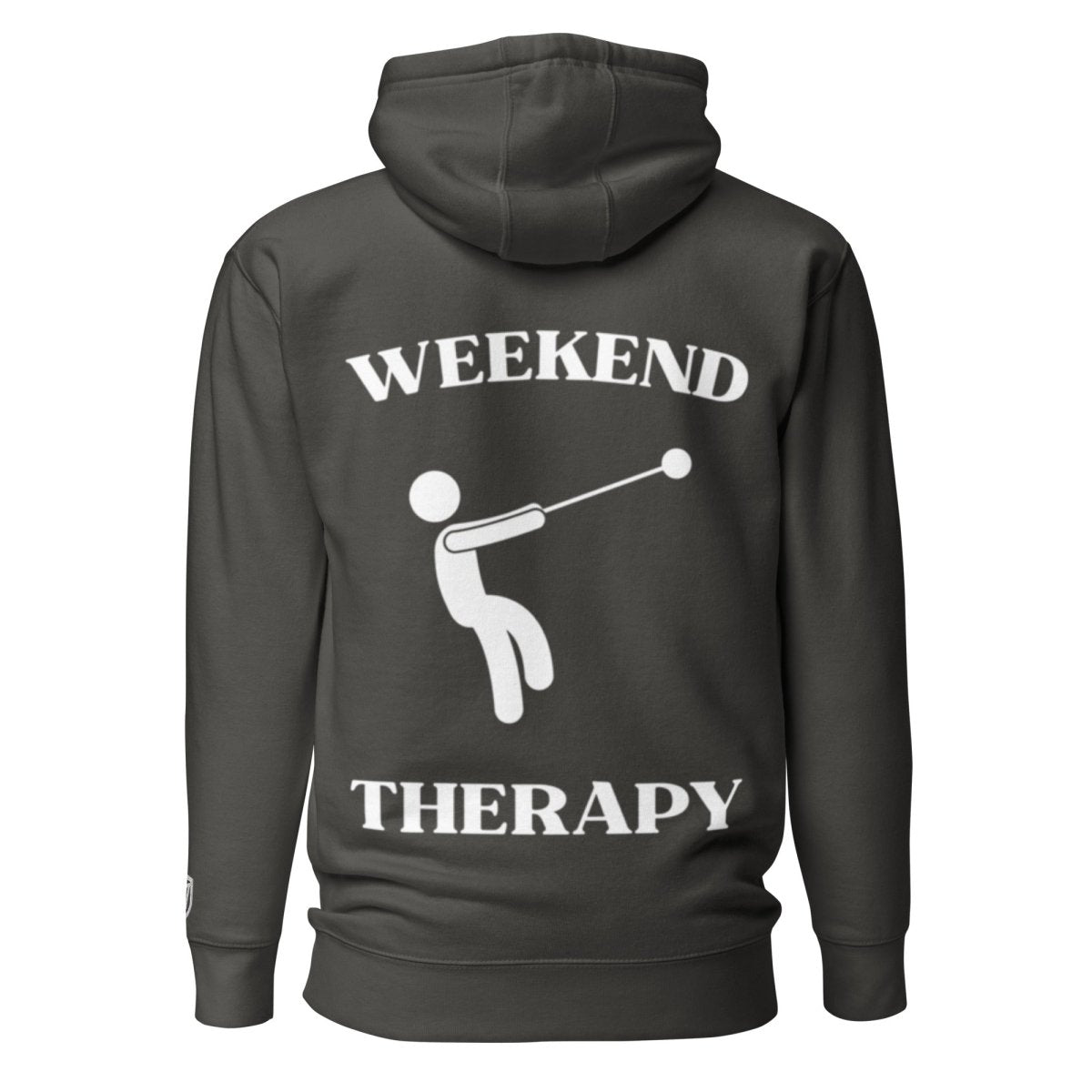 Weekend Therapy Track & Field Hoodie – Hammer Throw Edition by Weekend Therapy™ – Weekend Therapy Clothing