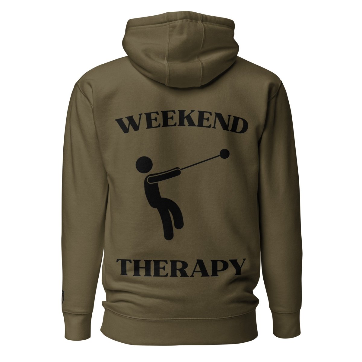 Weekend Therapy Track & Field Hoodie – Hammer Throw Edition by Weekend Therapy™ – Weekend Therapy Clothing