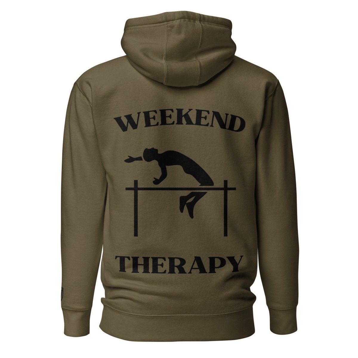Weekend Therapy Track & Field Hoodie – High Jump Edition by Weekend Therapy™ – Weekend Therapy Clothing