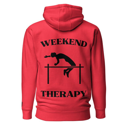 Weekend Therapy Track & Field Hoodie – High Jump Edition by Weekend Therapy™ – Weekend Therapy Clothing