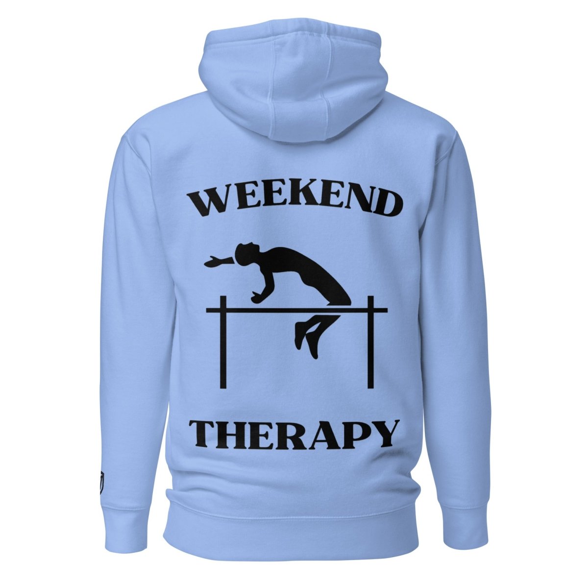 Weekend Therapy Track & Field Hoodie – High Jump Edition by Weekend Therapy™ – Weekend Therapy Clothing