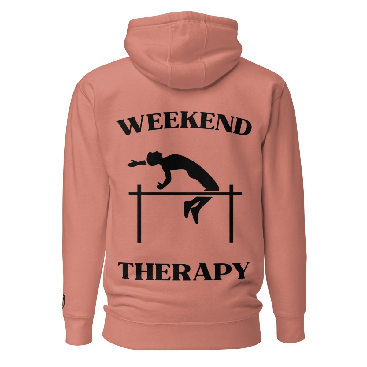 Weekend Therapy Track & Field Hoodie – High Jump Edition by Weekend Therapy™ – Weekend Therapy Clothing