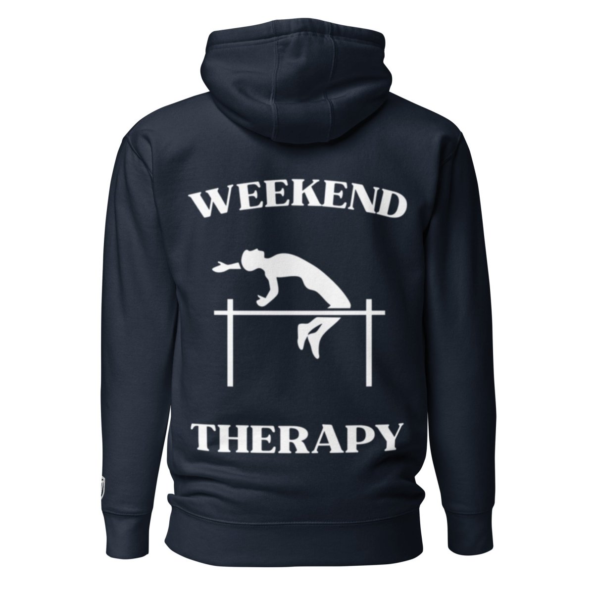 Weekend Therapy Track & Field Hoodie – High Jump Edition by Weekend Therapy™ – Weekend Therapy Clothing