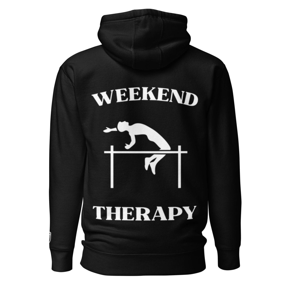 Weekend Therapy Track & Field Hoodie – High Jump Edition by Weekend Therapy™ – Weekend Therapy Clothing