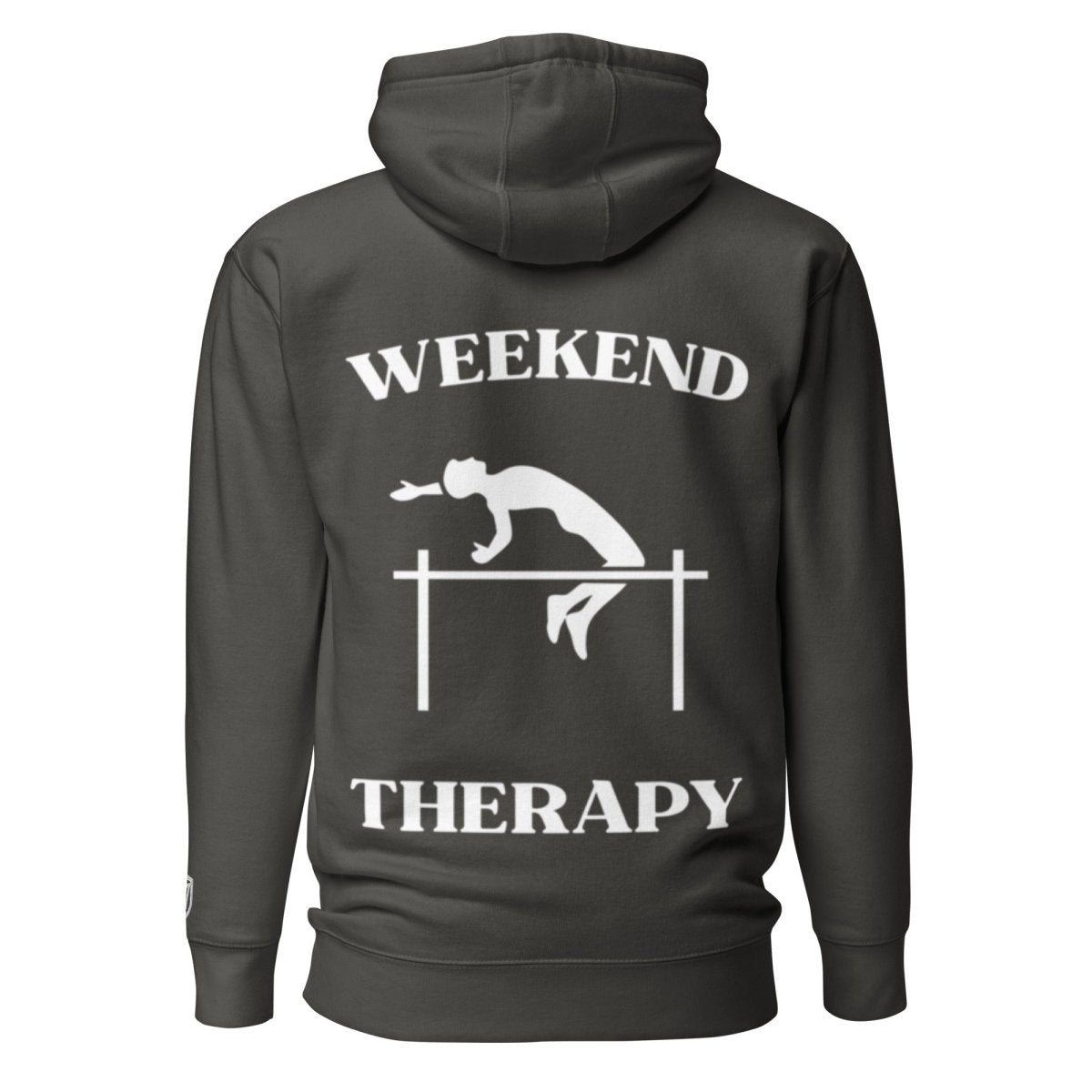 Weekend Therapy Track & Field Hoodie – High Jump Edition by Weekend Therapy™ – Weekend Therapy Clothing