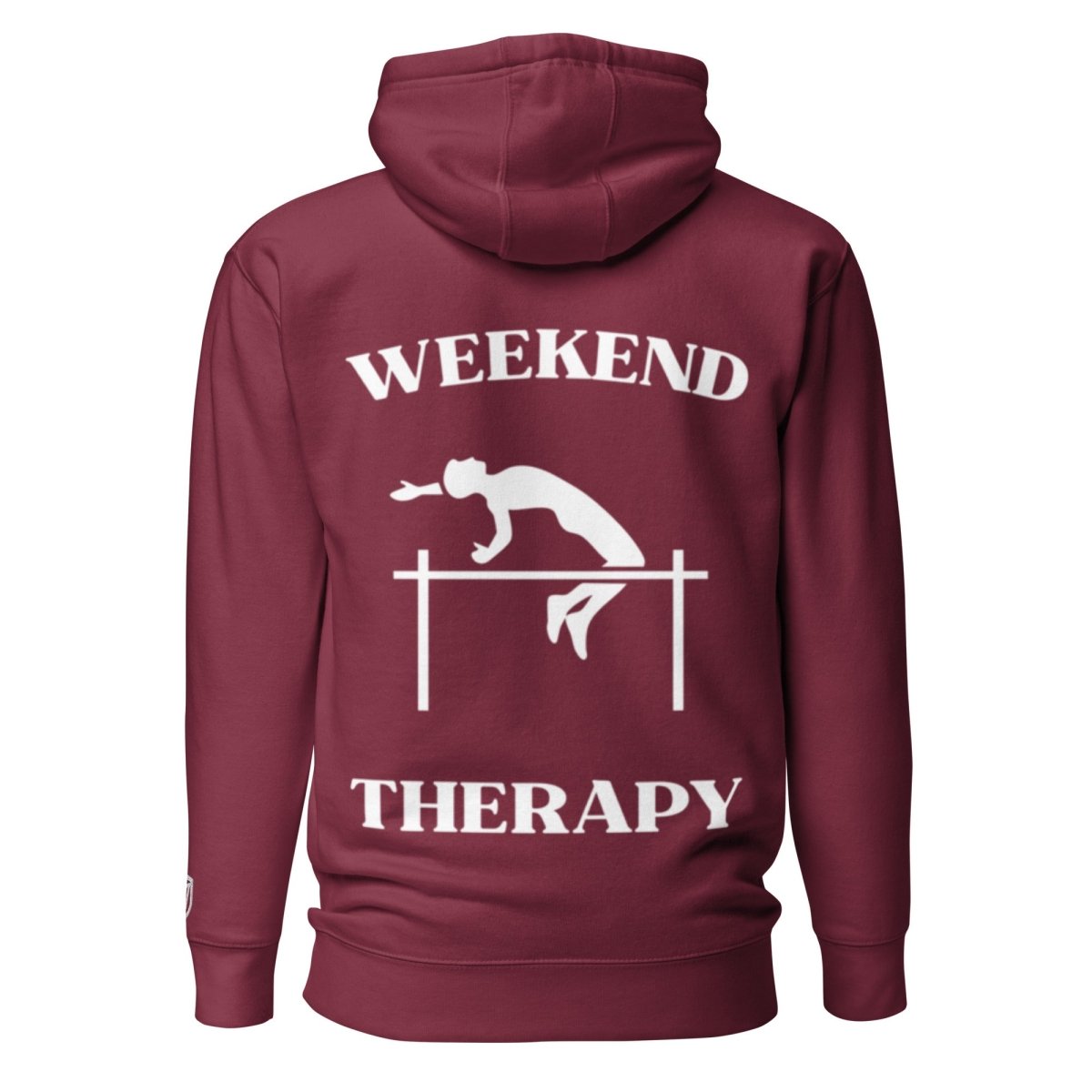 Weekend Therapy Track & Field Hoodie – High Jump Edition by Weekend Therapy™ – Weekend Therapy Clothing