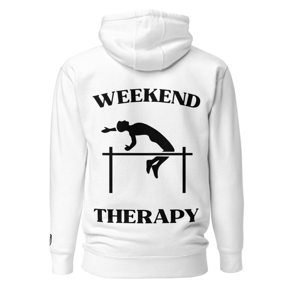 Weekend Therapy Track & Field Hoodie – High Jump Edition by Weekend Therapy™ – Weekend Therapy Clothing