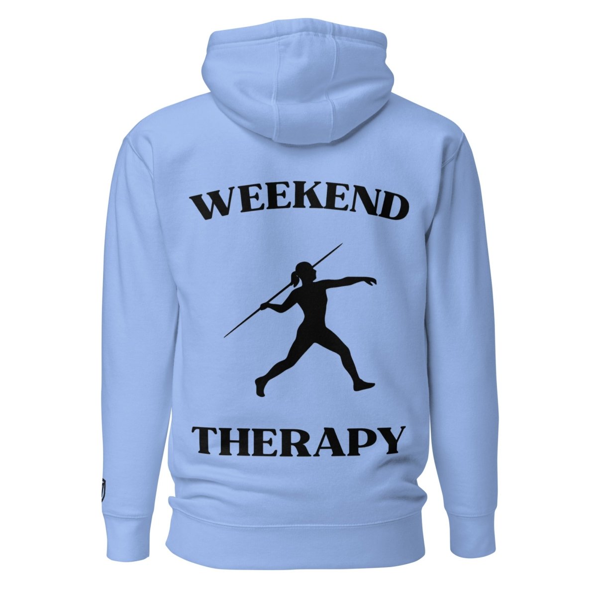 Weekend Therapy Track & Field Hoodie – Javelin Throw Edition by Weekend Therapy™ – Weekend Therapy Clothing