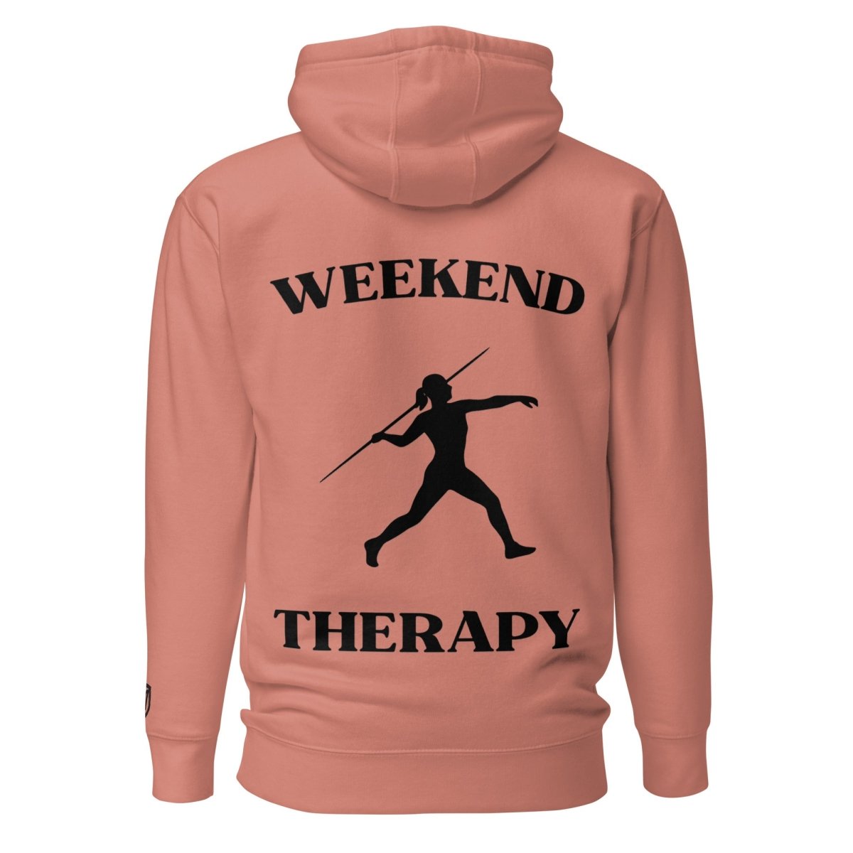Weekend Therapy Track & Field Hoodie – Javelin Throw Edition by Weekend Therapy™ – Weekend Therapy Clothing
