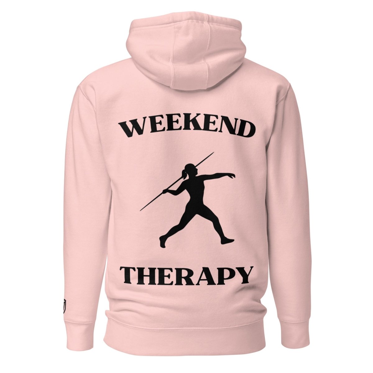 Weekend Therapy Track & Field Hoodie – Javelin Throw Edition by Weekend Therapy™ – Weekend Therapy Clothing