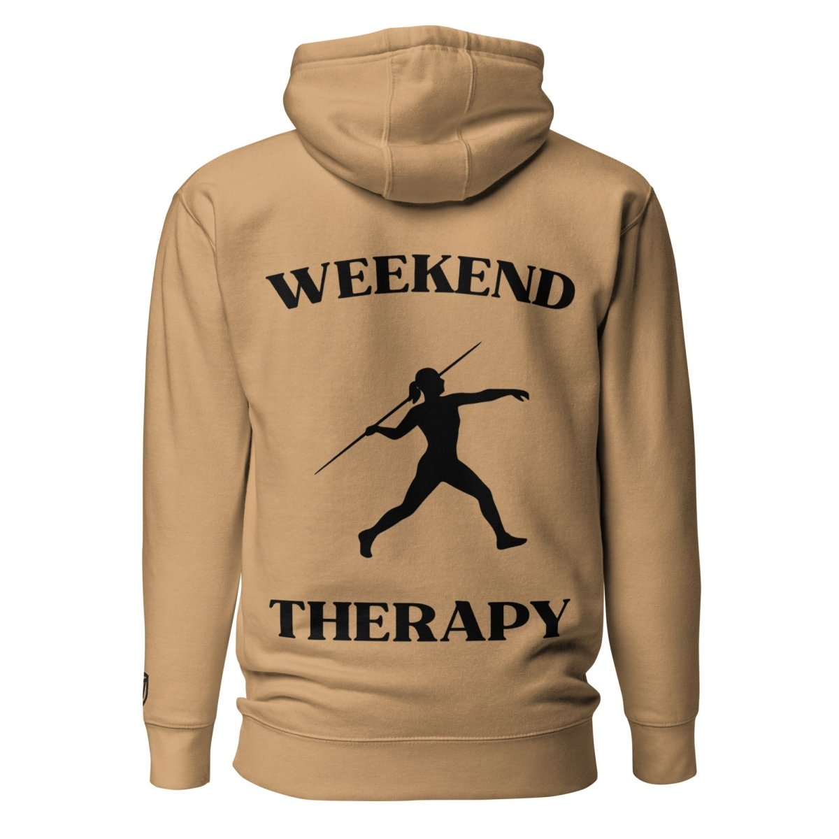 Weekend Therapy Track & Field Hoodie – Javelin Throw Edition by Weekend Therapy™ – Weekend Therapy Clothing