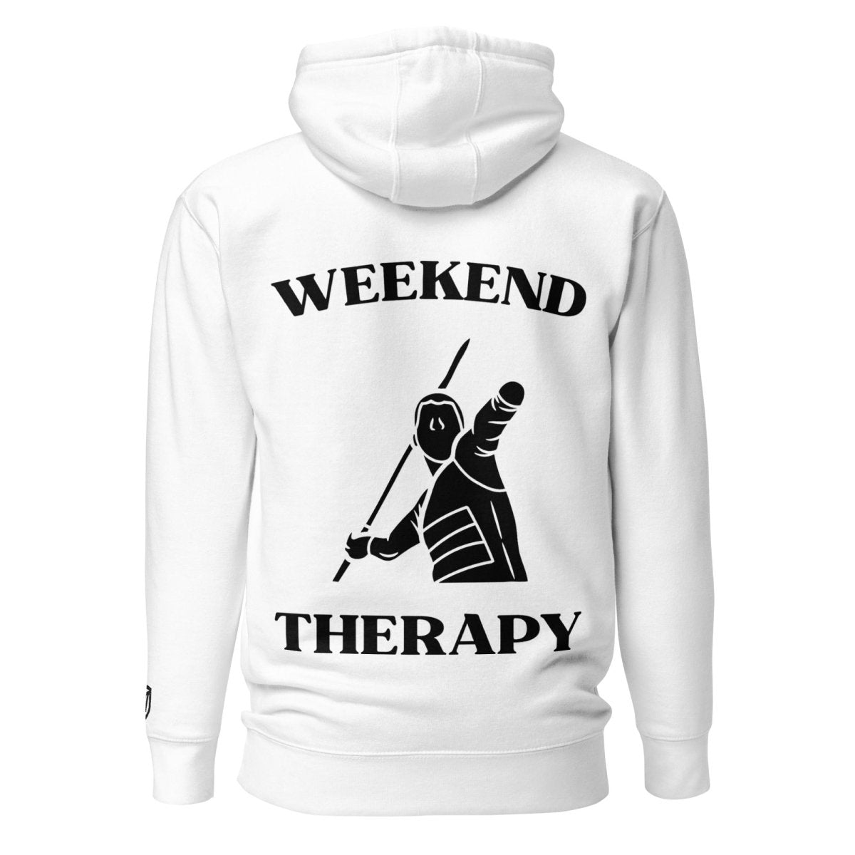 Weekend Therapy Track & Field Hoodie – Javelin Throw Edition by Weekend Therapy™ – Weekend Therapy Clothing