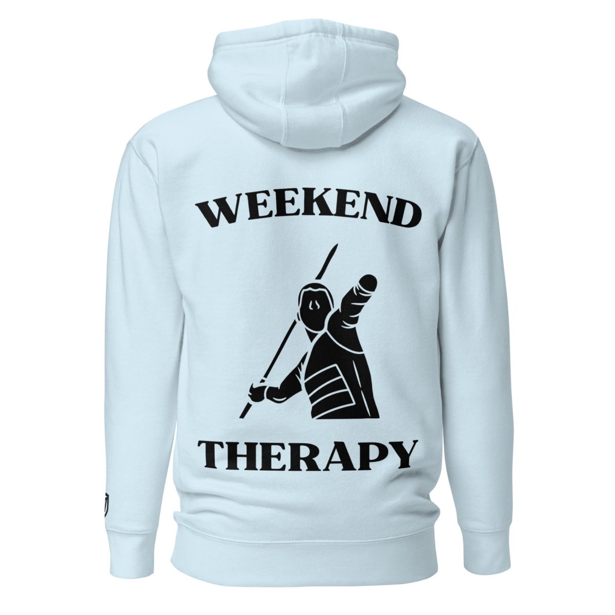 Weekend Therapy Track & Field Hoodie – Javelin Throw Edition by Weekend Therapy™ – Weekend Therapy Clothing
