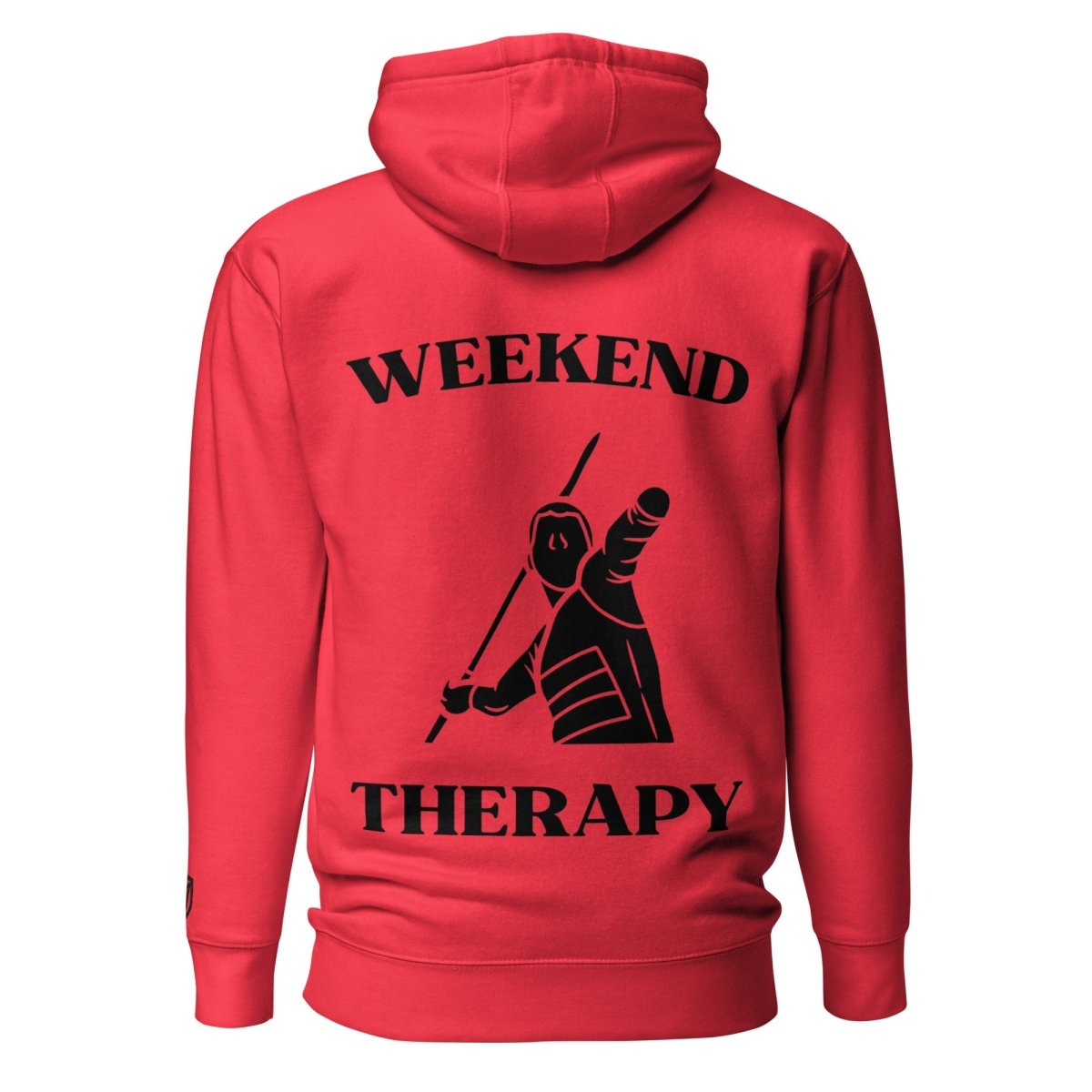 Weekend Therapy Track & Field Hoodie – Javelin Throw Edition by Weekend Therapy™ – Weekend Therapy Clothing