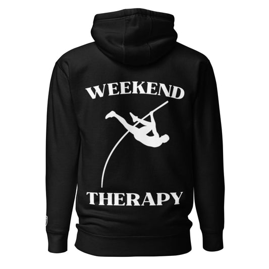 Weekend Therapy Track & Field Hoodie – Pole Vault Edition by Weekend Therapy™ – Weekend Therapy Clothing