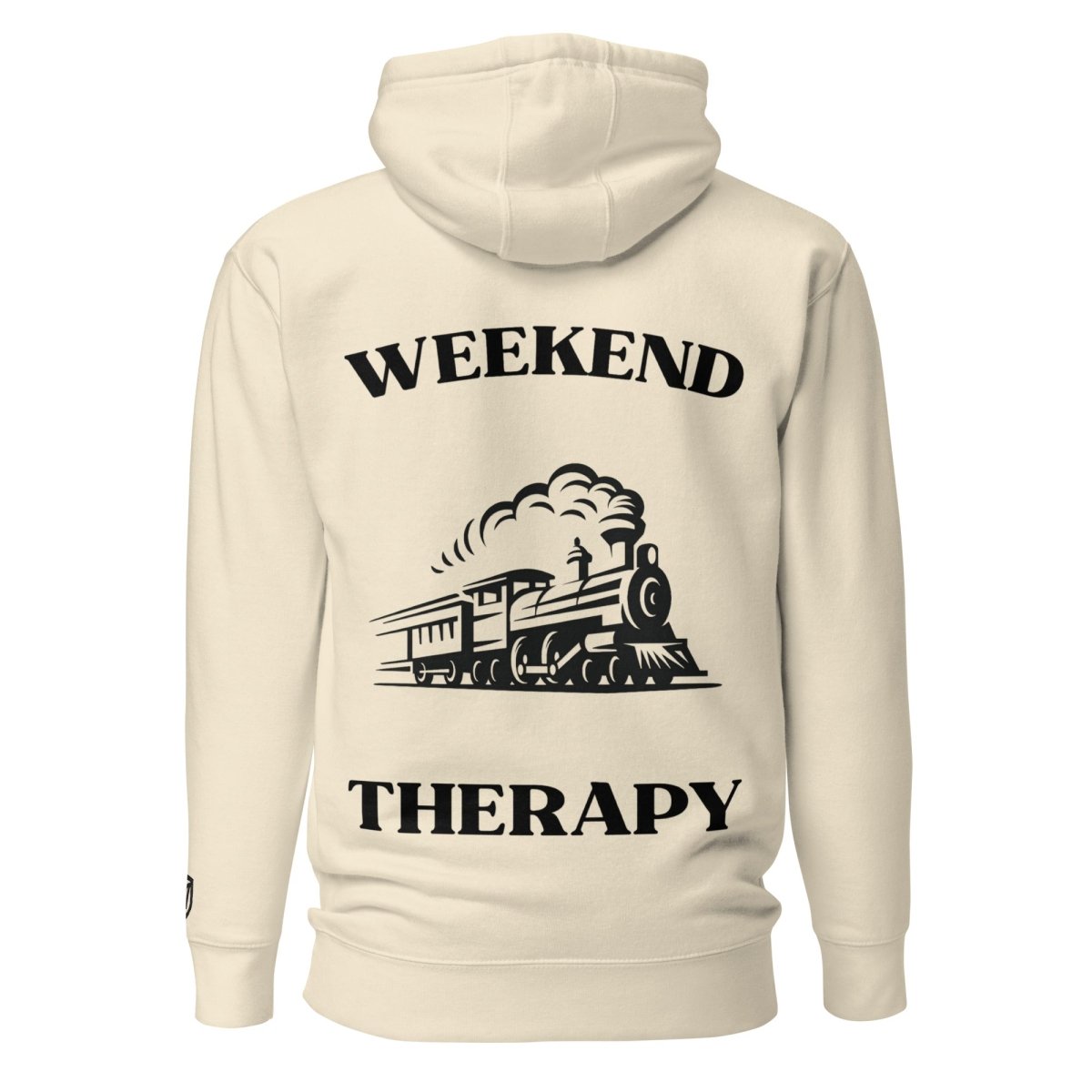Weekend Therapy Train Hoodie – Full Steam Edition by Weekend Therapy™ – Weekend Therapy Clothing