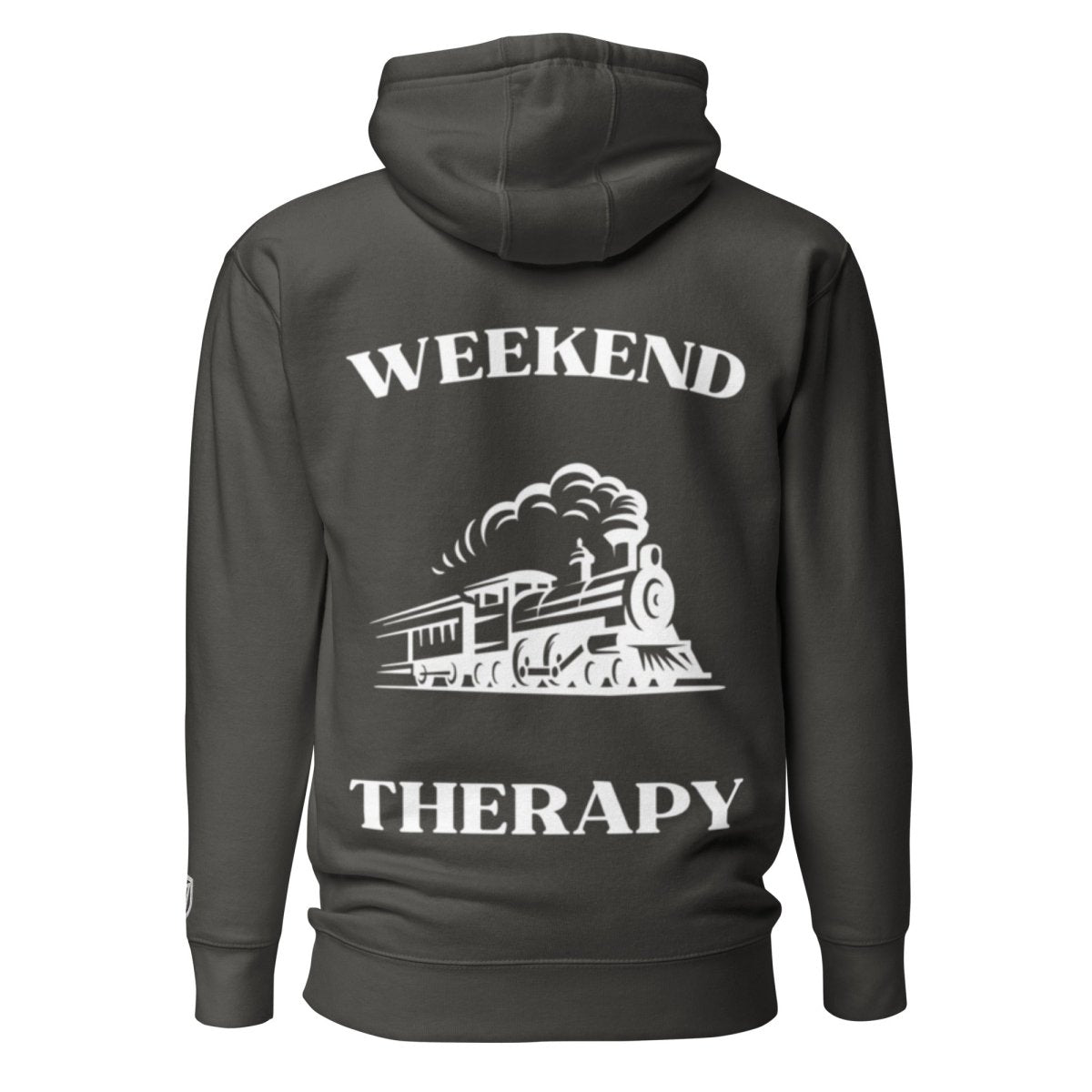 Weekend Therapy Train Hoodie – Full Steam Edition by Weekend Therapy™ – Weekend Therapy Clothing