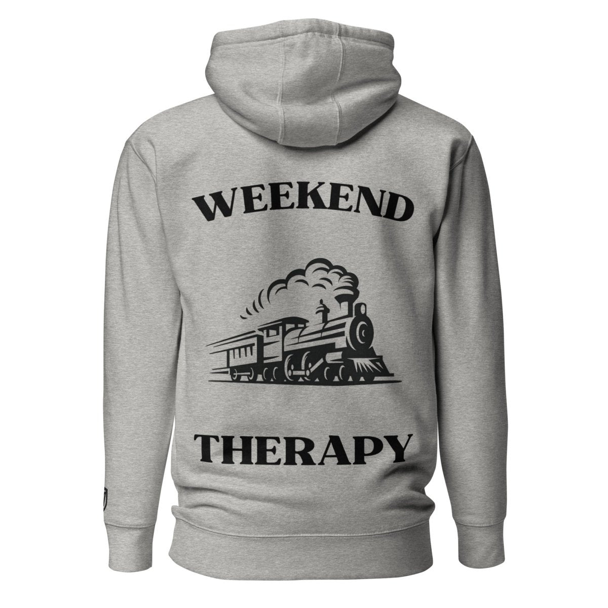 Weekend Therapy Train Hoodie – Full Steam Edition by Weekend Therapy™ – Weekend Therapy Clothing
