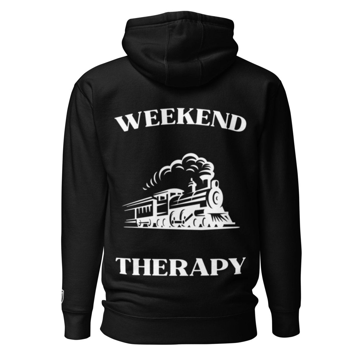 Weekend Therapy Train Hoodie – Full Steam Edition by Weekend Therapy™ – Weekend Therapy Clothing