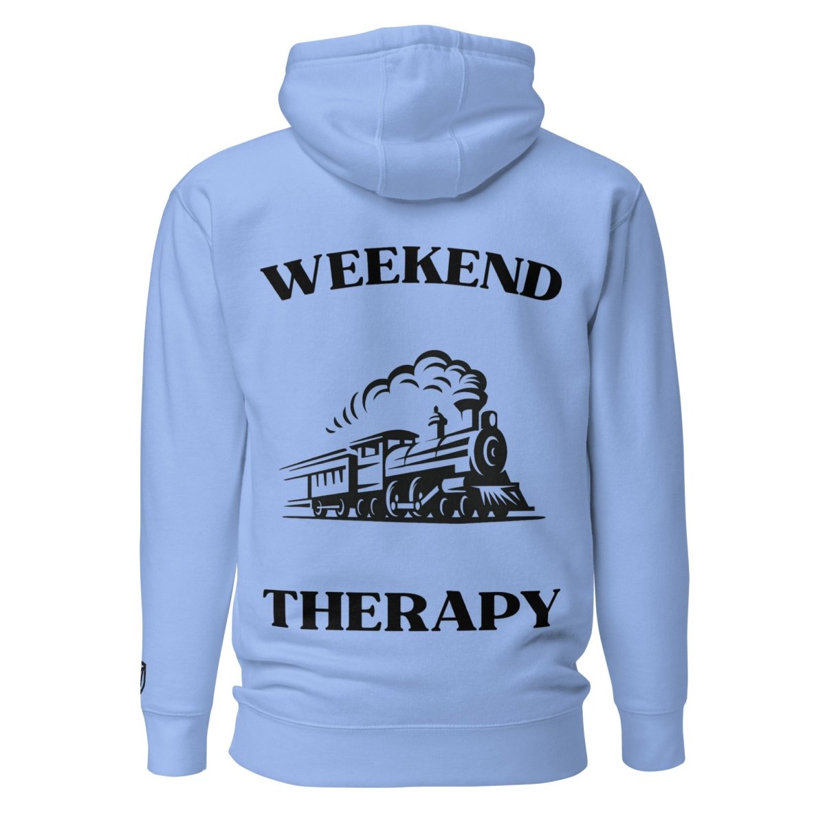 Weekend Therapy Train Hoodie – Full Steam Edition by Weekend Therapy™ – Weekend Therapy Clothing