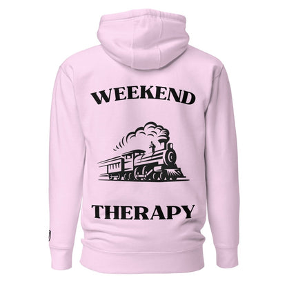 Weekend Therapy Train Hoodie – Full Steam Edition by Weekend Therapy™ – Weekend Therapy Clothing