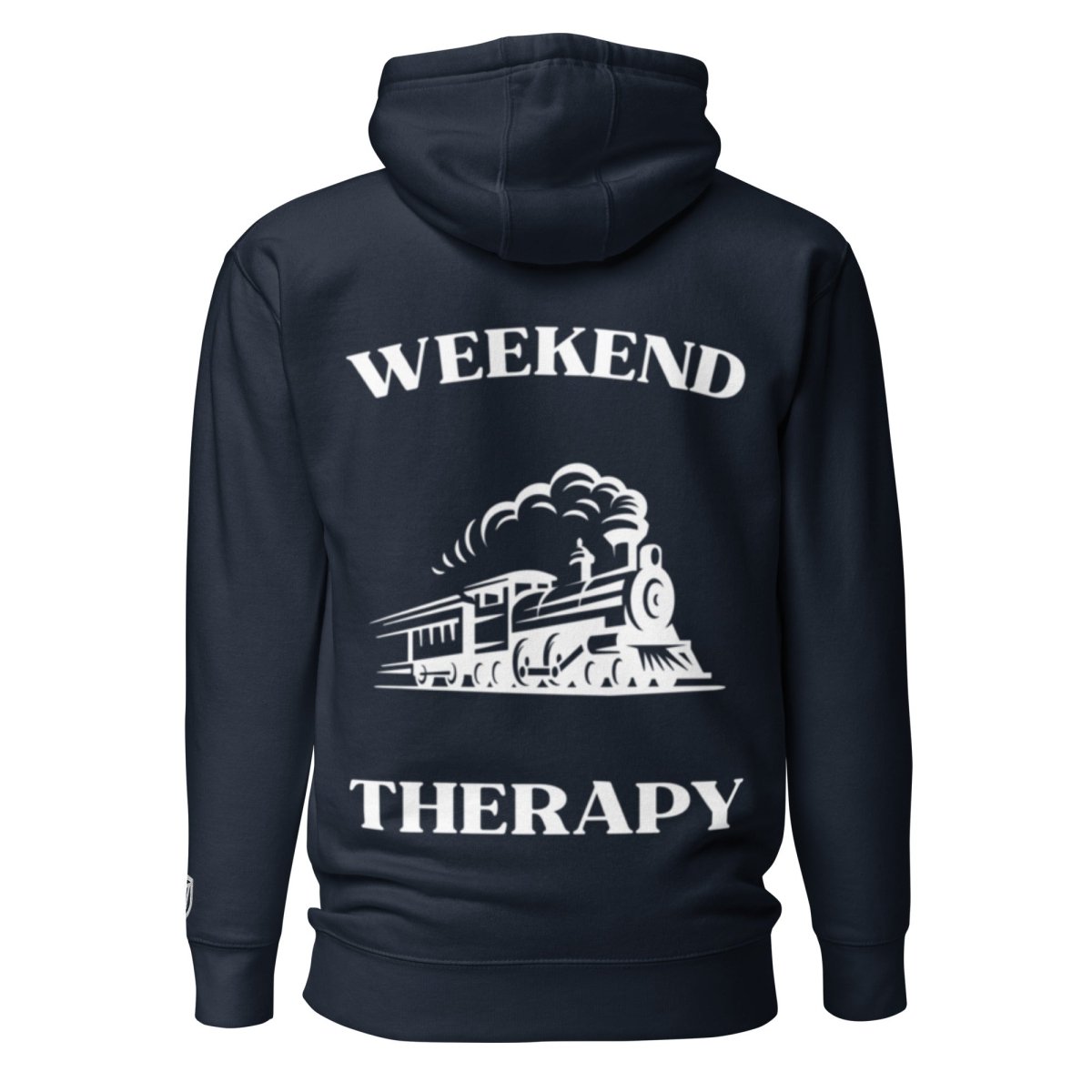 Weekend Therapy Train Hoodie – Full Steam Edition by Weekend Therapy™ – Weekend Therapy Clothing