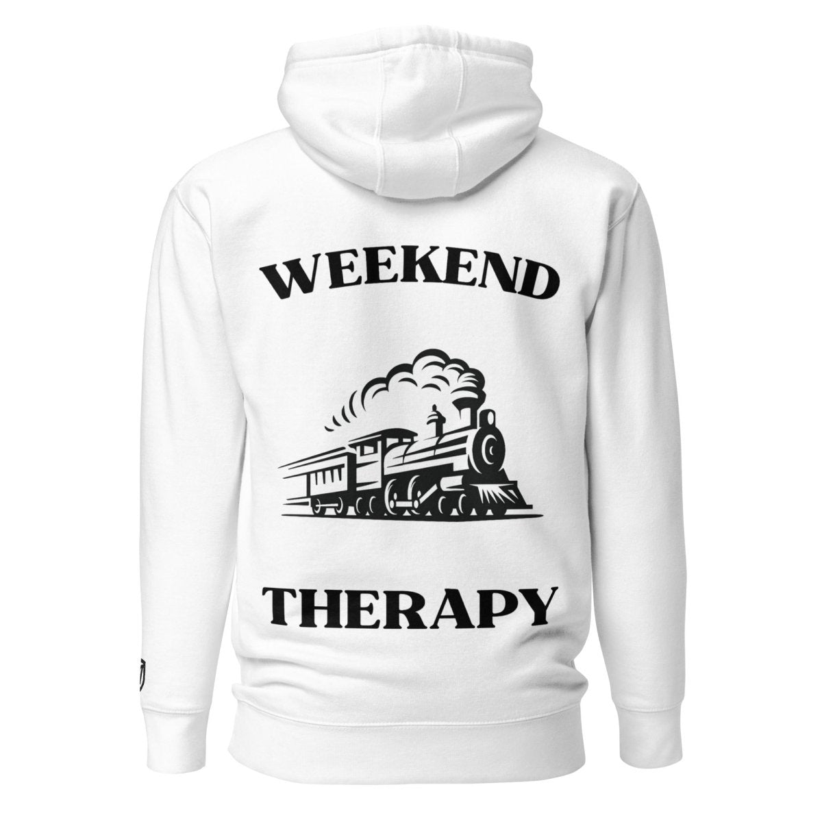 Weekend Therapy Train Hoodie – Full Steam Edition by Weekend Therapy™ – Weekend Therapy Clothing