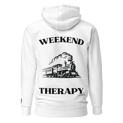 Weekend Therapy Train Hoodie – Full Steam Edition by Weekend Therapy™ – Weekend Therapy Clothing