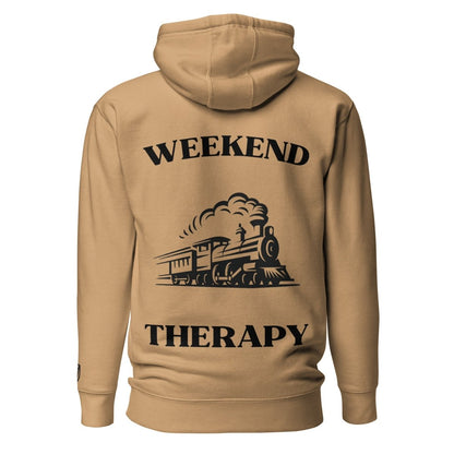 Weekend Therapy Train Hoodie – Full Steam Edition by Weekend Therapy™ – Weekend Therapy Clothing