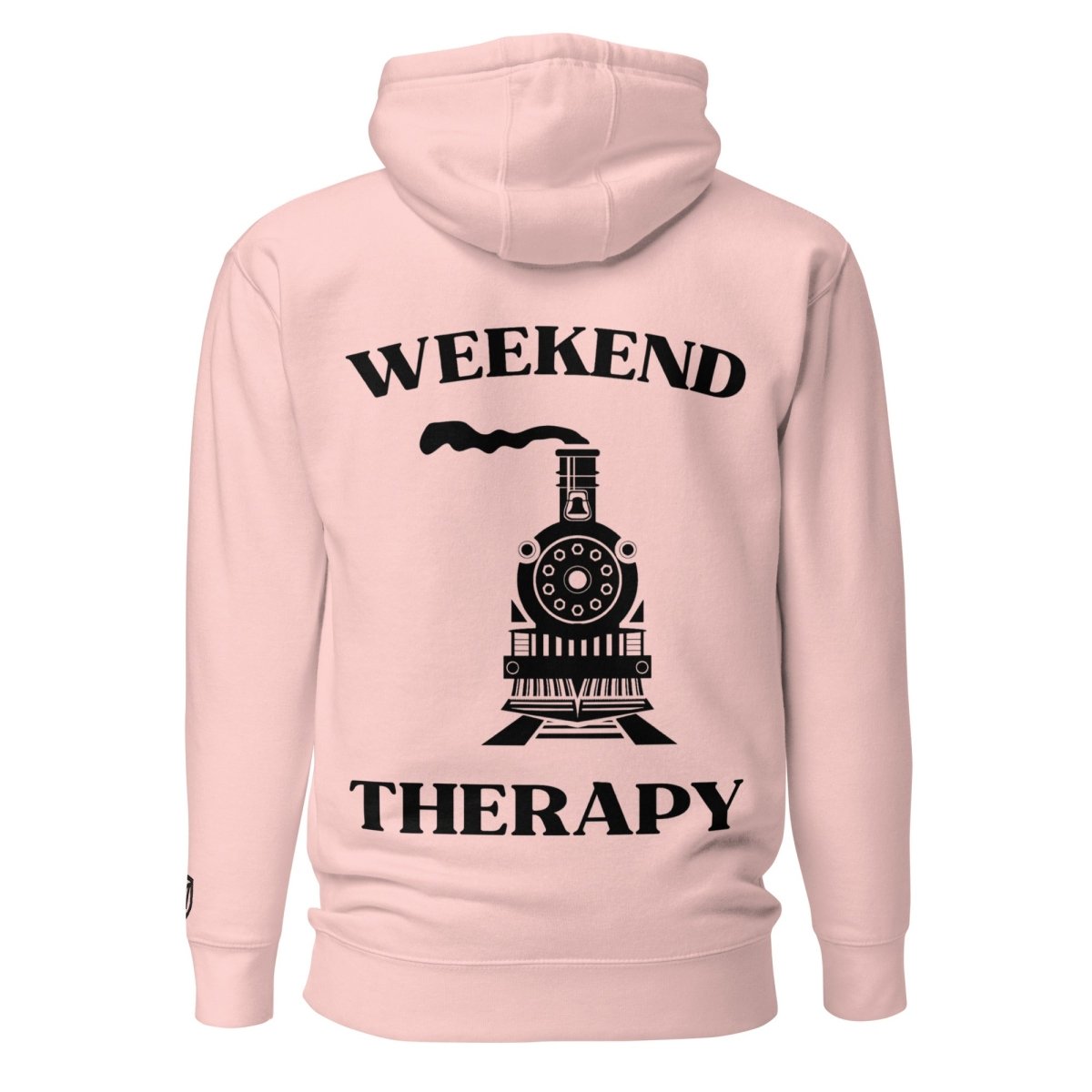 Weekend Therapy Train Hoodie – Steam Locomotive Edition by Weekend Therapy™ – Weekend Therapy Clothing
