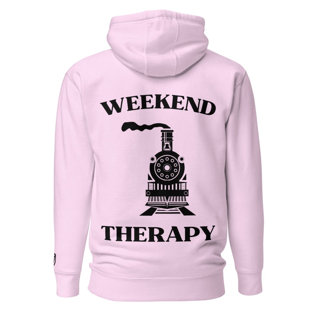 Weekend Therapy Train Hoodie – Steam Locomotive Edition by Weekend Therapy™ – Weekend Therapy Clothing