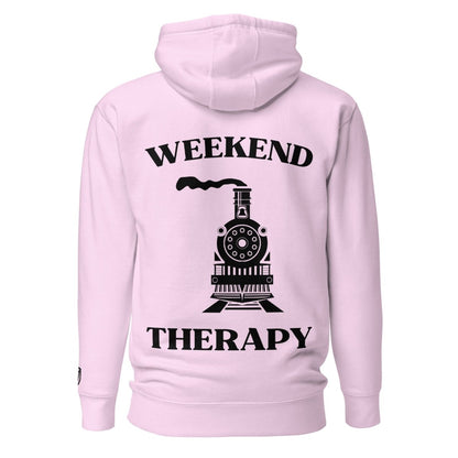 Weekend Therapy Train Hoodie – Steam Locomotive Edition by Weekend Therapy™ – Weekend Therapy Clothing