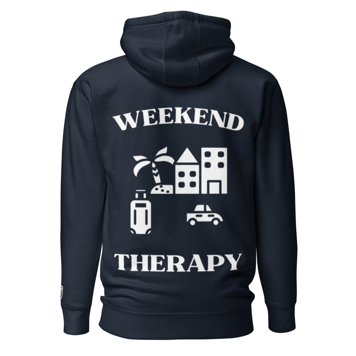 Weekend Therapy Travel Hoodie – Getaway Edition by Weekend Therapy™ – Weekend Therapy Clothing