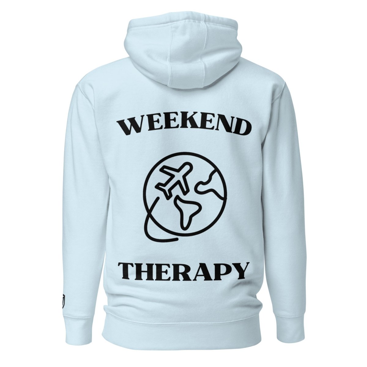 Weekend Therapy Travel Hoodie – Global Flight Edition by Weekend Therapy™ – Weekend Therapy Clothing