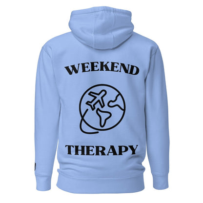 Weekend Therapy Travel Hoodie – Global Flight Edition by Weekend Therapy™ – Weekend Therapy Clothing