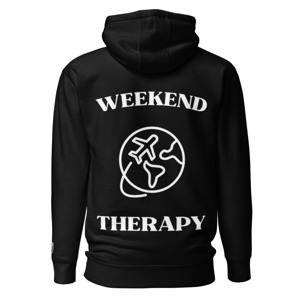 Weekend Therapy Travel Hoodie – Global Flight Edition by Weekend Therapy™ – Weekend Therapy Clothing