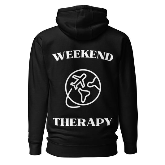 Weekend Therapy Travel Hoodie – Global Flight Edition by Weekend Therapy™ – Weekend Therapy Clothing