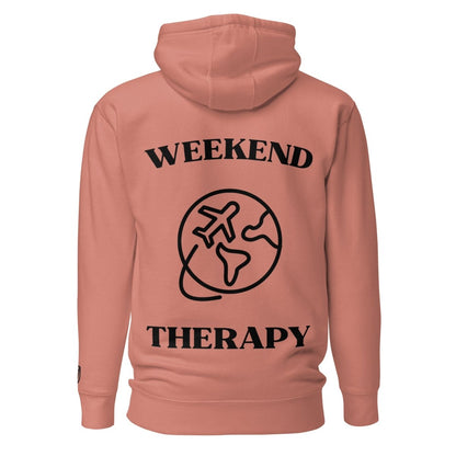 Weekend Therapy Travel Hoodie – Global Flight Edition by Weekend Therapy™ – Weekend Therapy Clothing