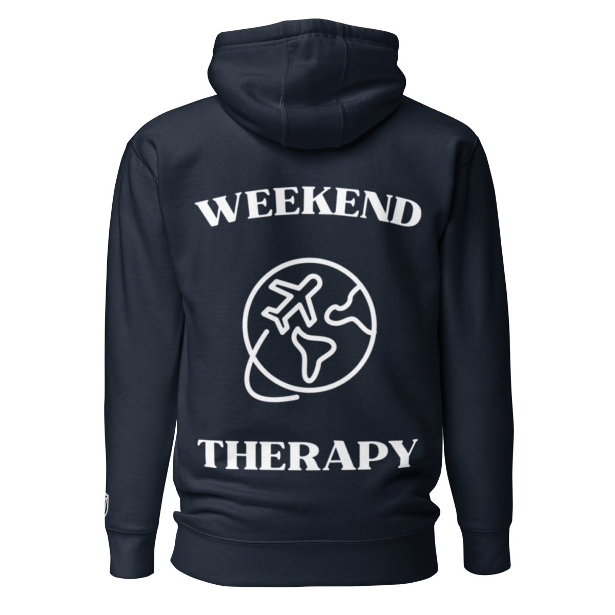 Weekend Therapy Travel Hoodie – Global Flight Edition by Weekend Therapy™ – Weekend Therapy Clothing