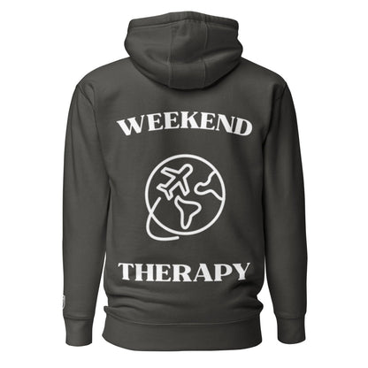 Weekend Therapy Travel Hoodie – Global Flight Edition by Weekend Therapy™ – Weekend Therapy Clothing