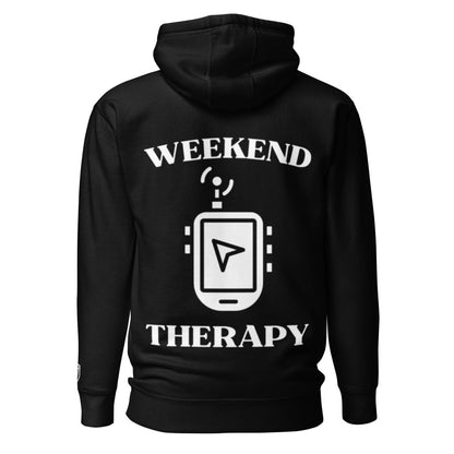 Weekend Therapy Treasure Hunting Hoodie – GPS Device Edition by Weekend Therapy™ – Weekend Therapy Clothing