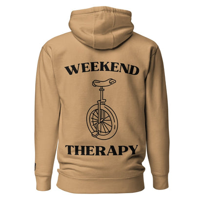 Weekend Therapy Unicycle Hoodie – Balance Edition by Weekend Therapy™ – Weekend Therapy Clothing