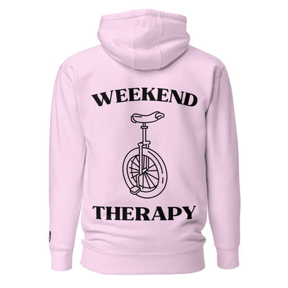 Weekend Therapy Unicycle Hoodie – Balance Edition by Weekend Therapy™ – Weekend Therapy Clothing