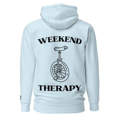 Weekend Therapy Unicycle Hoodie – Balance Edition by Weekend Therapy™ – Weekend Therapy Clothing
