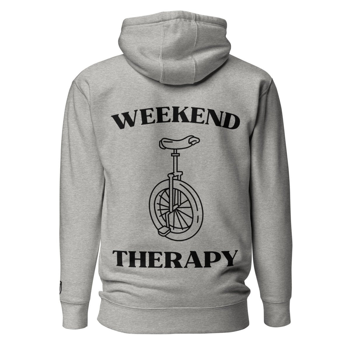 Weekend Therapy Unicycle Hoodie – Balance Edition by Weekend Therapy™ – Weekend Therapy Clothing