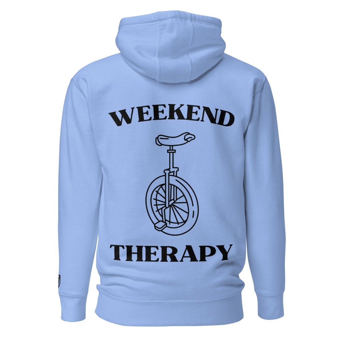 Weekend Therapy Unicycle Hoodie – Balance Edition by Weekend Therapy™ – Weekend Therapy Clothing