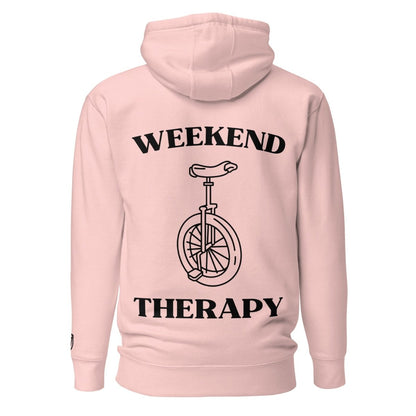 Weekend Therapy Unicycle Hoodie – Balance Edition by Weekend Therapy™ – Weekend Therapy Clothing