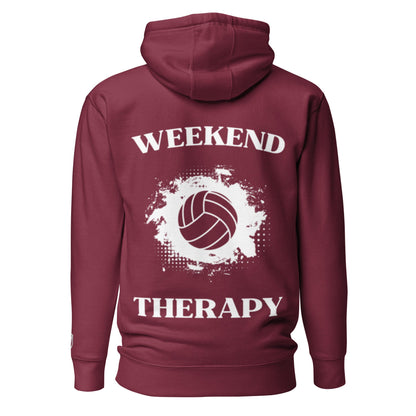 Weekend Therapy Volleyball Hoodie – Impact Edition by Weekend Therapy™ – Weekend Therapy Clothing