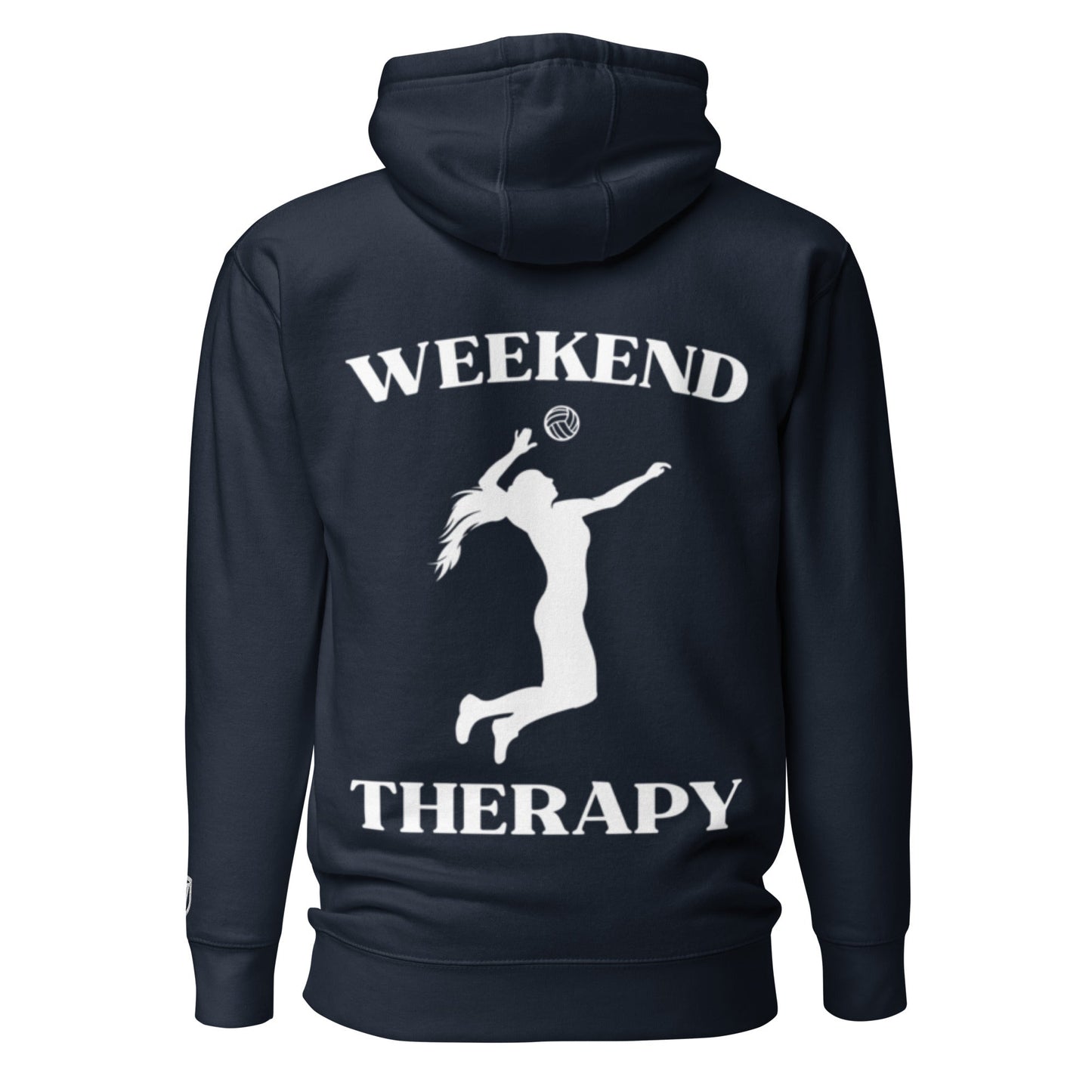 Weekend Therapy Volleyball Hoodie – Serve Edition by Weekend Therapy™ – Weekend Therapy Clothing