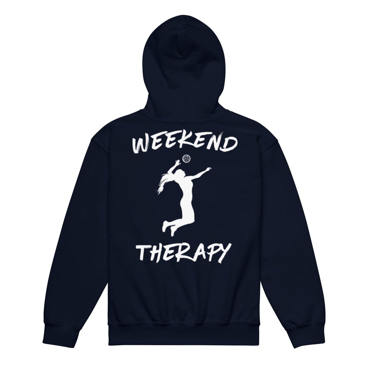 Weekend Therapy Volleyball Hoodie – Serve Edition by Weekend Therapy™ – Weekend Therapy Clothing